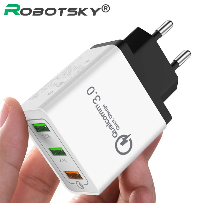 USB Phone Charger Quick Charge 3.0 for iPhone 7 8 Plus X XR XS Max Travel Wall Charger for Samsung S10 Note 10 For Xiaomi mi 8
USB Phone Charger Quick Charge 3.0 for iPhone 7 8 Plus X XR XS Max Travel Wall Charger for Samsung S10 Note 10 For Xiaomi mi 8