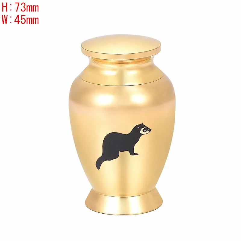 IJU028 Pet Ferret Engraved Small Cremation Urn for Ashes,Forever Remembered Gold Keepsake Urn With Fancy Box
IJU028 Pet Ferret Engraved Small Cremation Urn for Ashes,Forever Remembered Gold Keepsake Urn With Fancy Box