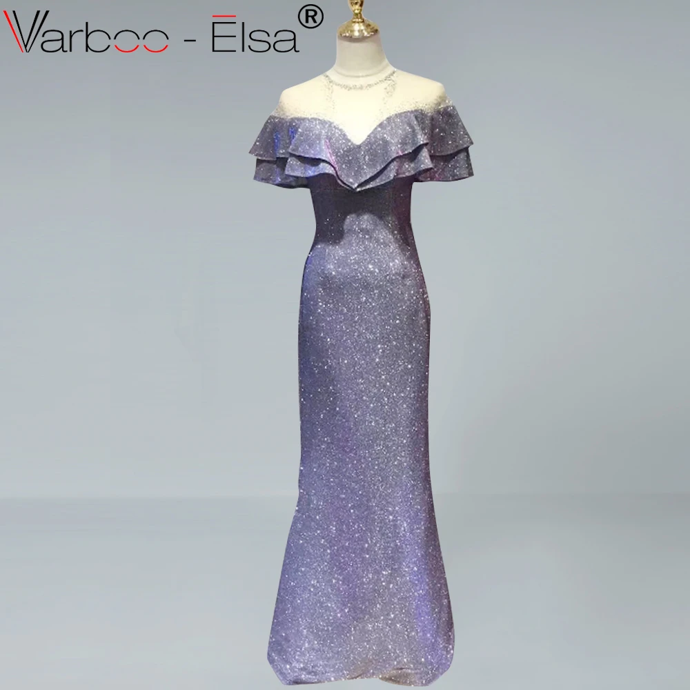 VARBOO_ELSA Sexy purple Sequin Backless Evening Dresses Mermaid 2019 Long O-Neck sliver Women Formal Evening Party Dress Cheap
VARBOO_ELSA Sexy purple Sequin Backless Evening Dresses Mermaid 2019 Long O-Neck sliver Women Formal Evening Party Dress Cheap