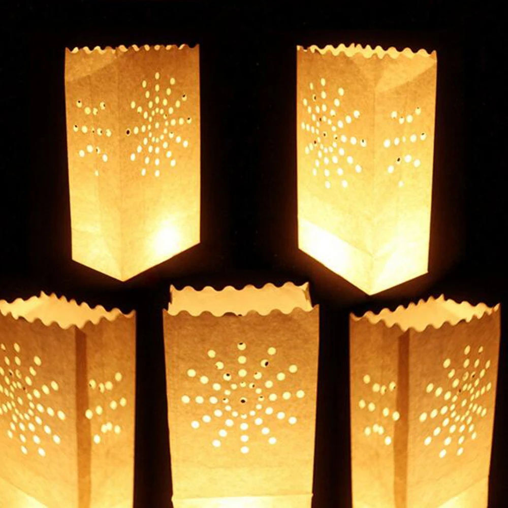 100pcs Night decoration paper candle bag wedding birthday party home party festival garden decoration candle paper lantern
100pcs Night decoration paper candle bag wedding birthday party home party festival garden decoration candle paper lantern