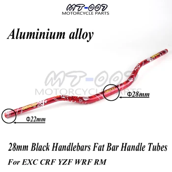 Motocross 1 1/8" 28mm Black Handlebars Fat Bar Handle Tubes For EXC CRF YZF WRF RM KXF Pit Dirt Bike Off-road Enduro Motorcycle
Motocross 1 1/8" 28mm Black Handlebars Fat Bar Handle Tubes For EXC CRF YZF WRF RM KXF Pit Dirt Bike Off-road Enduro Motorcycle