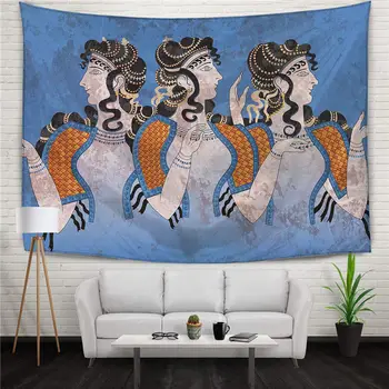 Fresco Three Minoan Women Mural Home Decor Curtain Hippie Bohemian Hanging Bedding Tepestry Christmas Birthday Banner Flag
Fresco Three Minoan Women Mural Home Decor Curtain Hippie Bohemian Hanging Bedding Tepestry Christmas Birthday Banner Flag