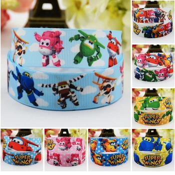 7/8'' 22mm,1" 25mm,1-1/2" 38mm,3" 75mm Superwings Cartoon Character printed Grosgrain Ribbon party decoration 10 Yards
7/8'' 22mm,1" 25mm,1-1/2" 38mm,3" 75mm Superwings Cartoon Character printed Grosgrain Ribbon party decoration 10 Yards
