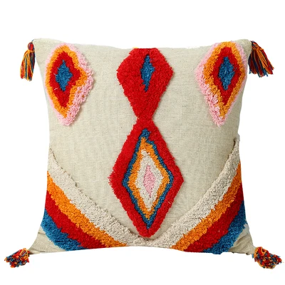Tufted Pillow Cover Boho Cushion Cover 100% Cotton Wedding Pillow Cover Boho Home Decor, Custom Size and Color 45X45CM/40CMRD
Tufted Pillow Cover Boho Cushion Cover 100% Cotton Wedding Pillow Cover Boho Home Decor, Custom Size and Color 45X45CM/40CMRD