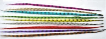24pcs hot sale DIY party Straight Colourful Feathers hair grizzle feather hair extension With free beads and hook
24pcs hot sale DIY party Straight Colourful Feathers hair grizzle feather hair extension With free beads and hook