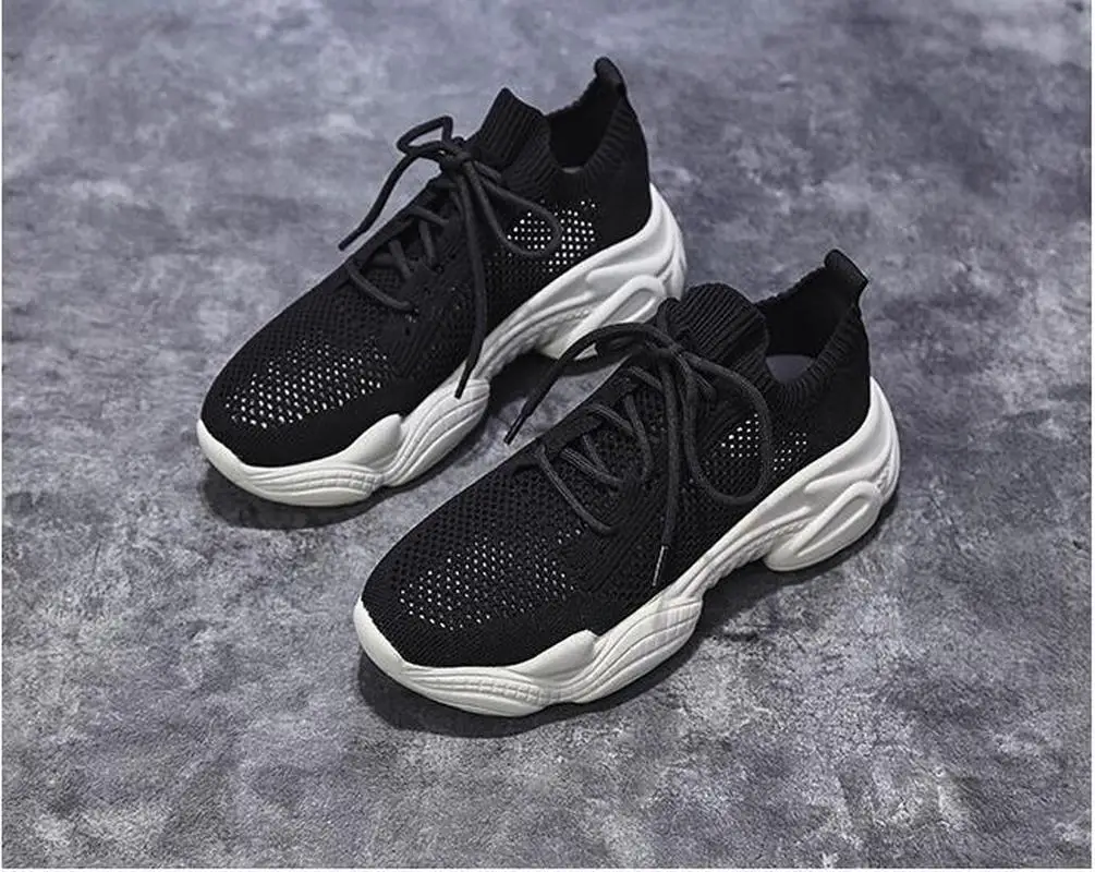 Quality Black Breathable Air Mesh Sneakers Women 2019 Spring Summer Platform Knitting Flats Soft Walking Shoes Woman
Quality Black Breathable Air Mesh Sneakers Women 2019 Spring Summer Platform Knitting Flats Soft Walking Shoes Woman