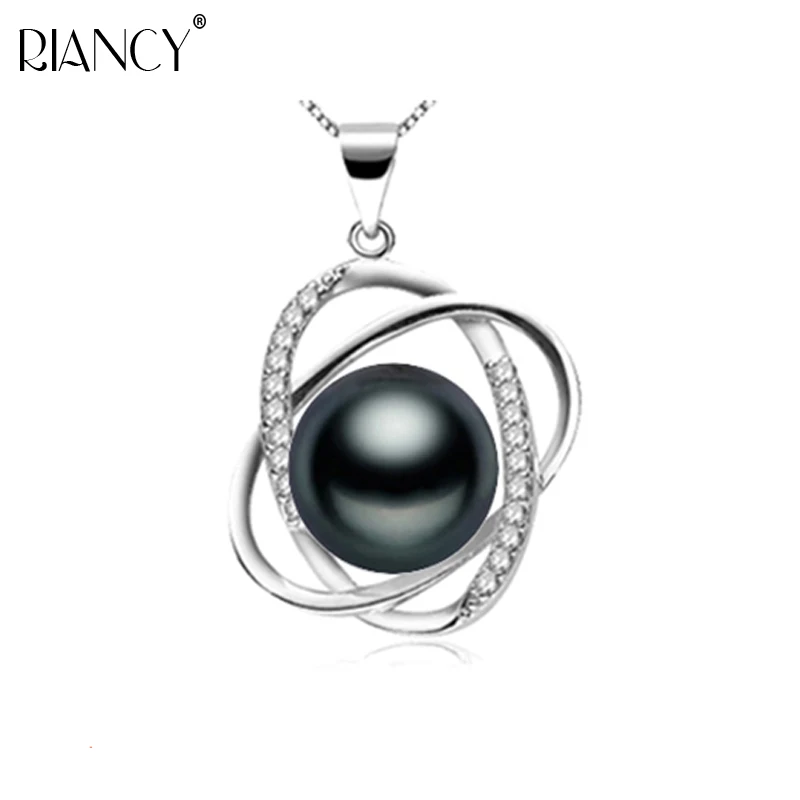 Vintage black natural freshwater pearl pendant, 925 sterling silver 9-10mm pearl mother bridal birthday gift top quality
Vintage black natural freshwater pearl pendant, 925 sterling silver 9-10mm pearl mother bridal birthday gift top quality