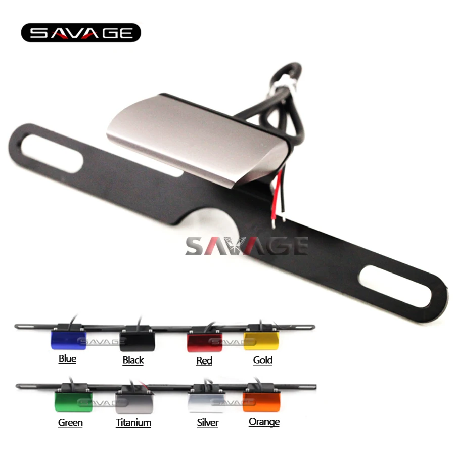 Universal Motorcycle Accessories CNC Aluminum License Plate LED Light For KAWASAKI ZXR400 ZZR1100 ZZR600 ZZR1200 ZZR1400 ZX1400
Universal Motorcycle Accessories CNC Aluminum License Plate LED Light For KAWASAKI ZXR400 ZZR1100 ZZR600 ZZR1200 ZZR1400 ZX1400