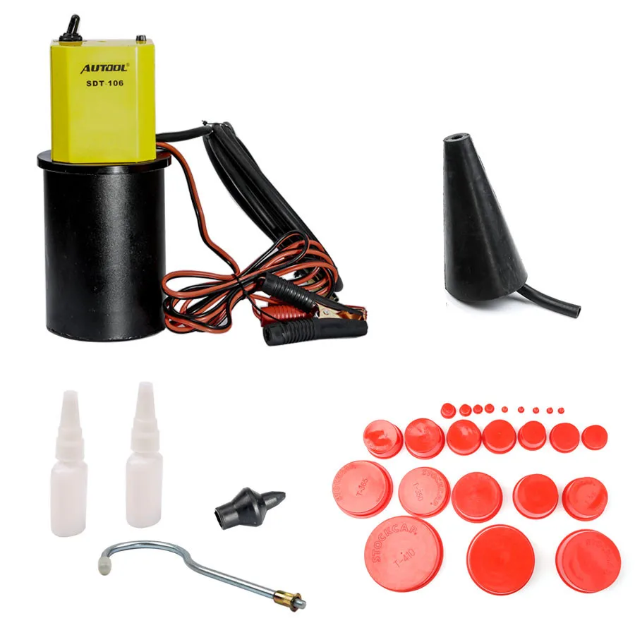 SDT-106 Diagnostic Leak Detector of Pipe Systems for Motorcycle/Cars/SUVs/Truck Smoke Leakage Tester AUTOOL
SDT-106 Diagnostic Leak Detector of Pipe Systems for Motorcycle/Cars/SUVs/Truck Smoke Leakage Tester AUTOOL