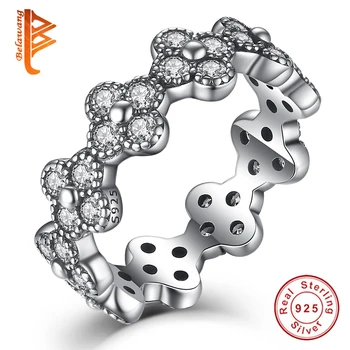 BELAWANG Authentic 100% 925 Sterling Silver Oriental Blossom Clover,Clear Rhinestone Finger Rings for Women 925 Silver Jewelry
BELAWANG Authentic 100% 925 Sterling Silver Oriental Blossom Clover,Clear Rhinestone Finger Rings for Women 925 Silver Jewelry