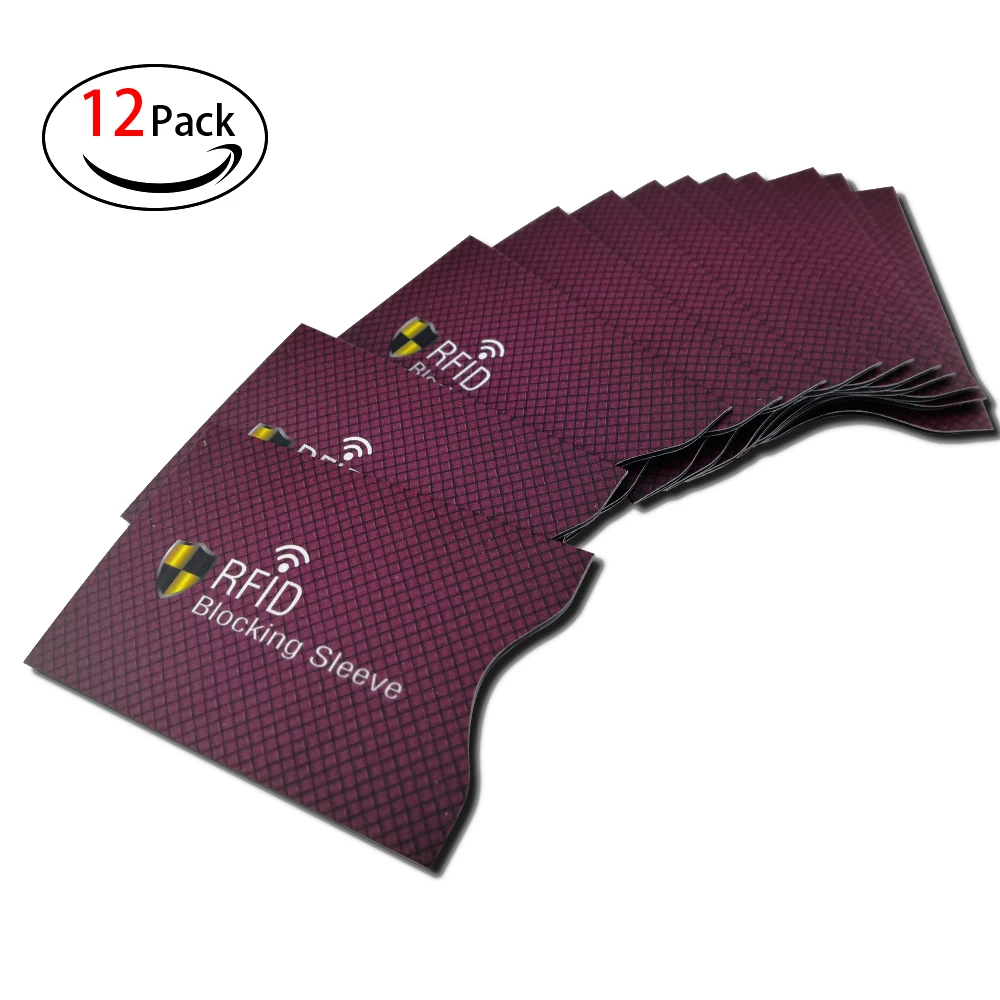 12 Pcs RFID Sleeves Credit Card Sleeve Blocks Credit Cards Transfer of Data Protecting Against Thieves Red
12 Pcs RFID Sleeves Credit Card Sleeve Blocks Credit Cards Transfer of Data Protecting Against Thieves Red