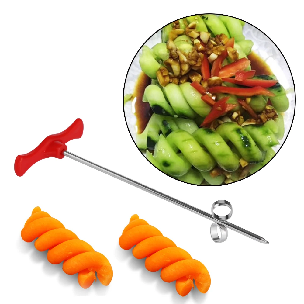 1pc Manual Spiral Screw Slicer Plastic Steel Wire Vegetables Knife Carving Tool Spaghetti Pasta Kitchen Cooking Tools
1pc Manual Spiral Screw Slicer Plastic Steel Wire Vegetables Knife Carving Tool Spaghetti Pasta Kitchen Cooking Tools