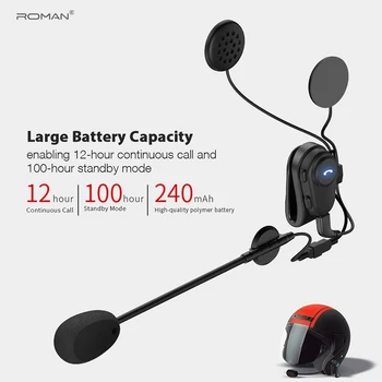 ROMAN M2 Bluetooth Anti-interference For Motorcycle Helmet Riding Hands Free Headphone bluetooth motorcycle helmet headset
ROMAN M2 Bluetooth Anti-interference For Motorcycle Helmet Riding Hands Free Headphone bluetooth motorcycle helmet headset