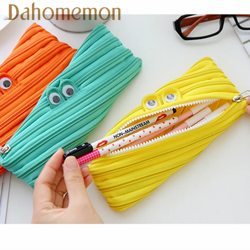 Creative Zipper monster Pencil Case Cute Korean Student Pen Bag Storage Pencil Box School Office Stationery Pouch Cosmetic Bag
Creative Zipper monster Pencil Case Cute Korean Student Pen Bag Storage Pencil Box School Office Stationery Pouch Cosmetic Bag