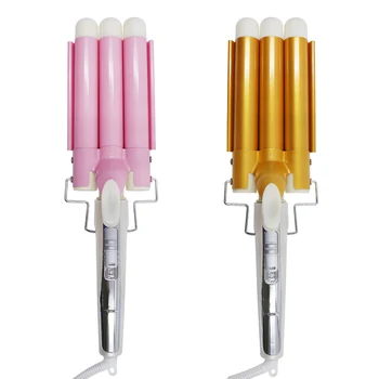 110-240V Magic pink gold Hair Curlers Roller Electric Curl Ceramic Spiral Hair Curling Iron Wand Machine Roller Beadm 19 22 25 
110-240V Magic pink gold Hair Curlers Roller Electric Curl Ceramic Spiral Hair Curling Iron Wand Machine Roller Beadm 19 22 25