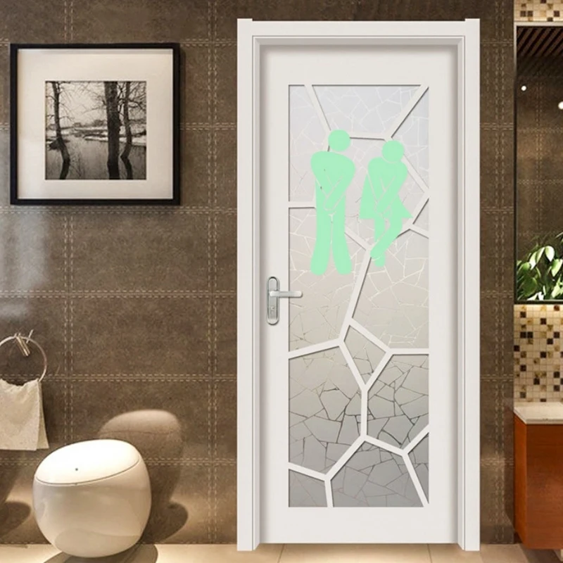 WC Wall Sticker Creative Funny Glow In The Dark Luminous Toilet Sticker Bathroom Washroom Door Sign DIY Indicator Label Decor
WC Wall Sticker Creative Funny Glow In The Dark Luminous Toilet Sticker Bathroom Washroom Door Sign DIY Indicator Label Decor