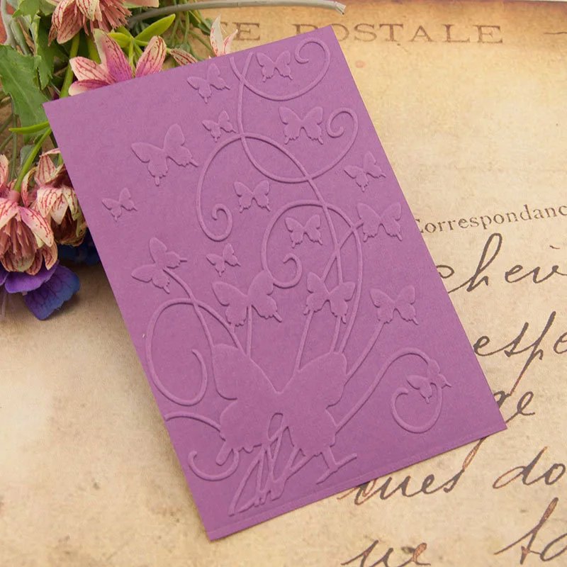 Lace Butterfly Textured Plastic Embossing Folders for card making Template Dies Scrapbooking Paper Craft Supplies embosser DIY
Lace Butterfly Textured Plastic Embossing Folders for card making Template Dies Scrapbooking Paper Craft Supplies embosser DIY