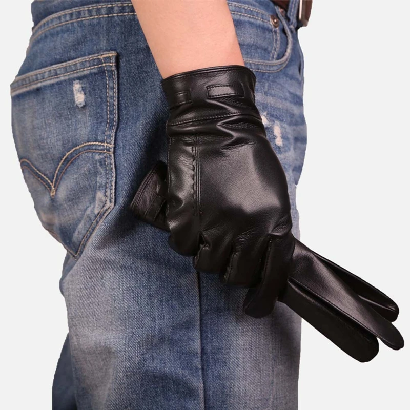 Top Quality Men Leather Gloves Black Free Shipping Winter Imported Italian Sheepskin Male Car Driving Gloves for Men S M L XL
Top Quality Men Leather Gloves Black Free Shipping Winter Imported Italian Sheepskin Male Car Driving Gloves for Men S M L XL