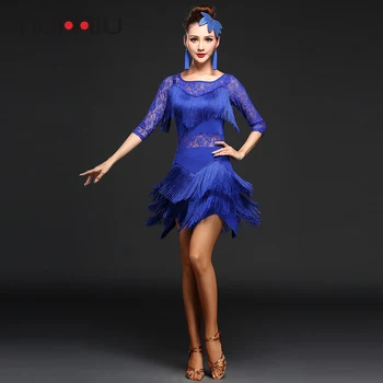 2018 New Women Competition Dance Wear Clothes Costume Half & Short Sleeves Fringe Salsa Dresses Ballroom Dance Girls Latin Dress
2018 New Women Competition Dance Wear Clothes Costume Half & Short Sleeves Fringe Salsa Dresses Ballroom Dance Girls Latin Dress