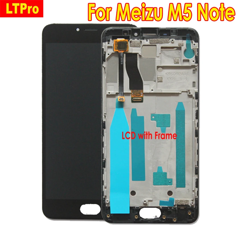 LTPro Top Quality Tested LCD Display For Meizu M5 Note M621Q M621M Touch Screen Digitizer Assembly or with Frame Phone Parts
LTPro Top Quality Tested LCD Display For Meizu M5 Note M621Q M621M Touch Screen Digitizer Assembly or with Frame Phone Parts