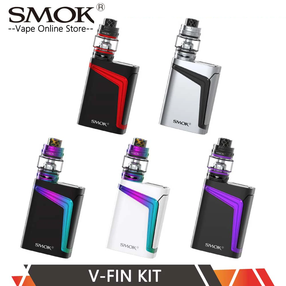 Authentic SMOK V-FIN 160W Vape Kit with 6ml TFV12 Big Baby Prince Tank TC Kit Built-in 8000mAh Huge Battery Capacity
Authentic SMOK V-FIN 160W Vape Kit with 6ml TFV12 Big Baby Prince Tank TC Kit Built-in 8000mAh Huge Battery Capacity