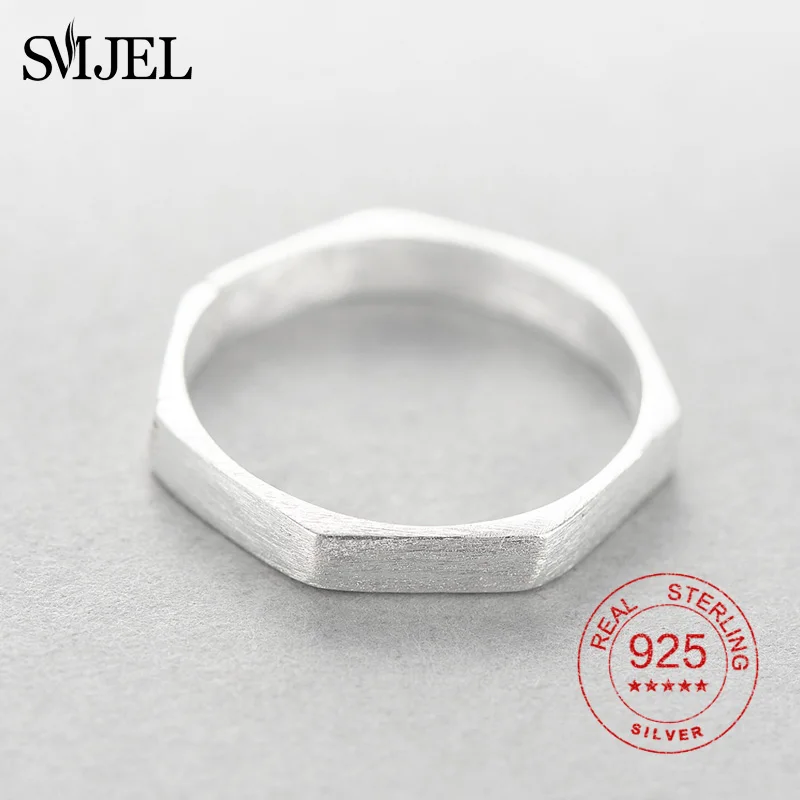 SMJEL Minimalism S925 Nut Ring For Women Wedding Brand Engagement 925 Sterling Silver Jewelry Midi Ring Couple Anel
SMJEL Minimalism S925 Nut Ring For Women Wedding Brand Engagement 925 Sterling Silver Jewelry Midi Ring Couple Anel