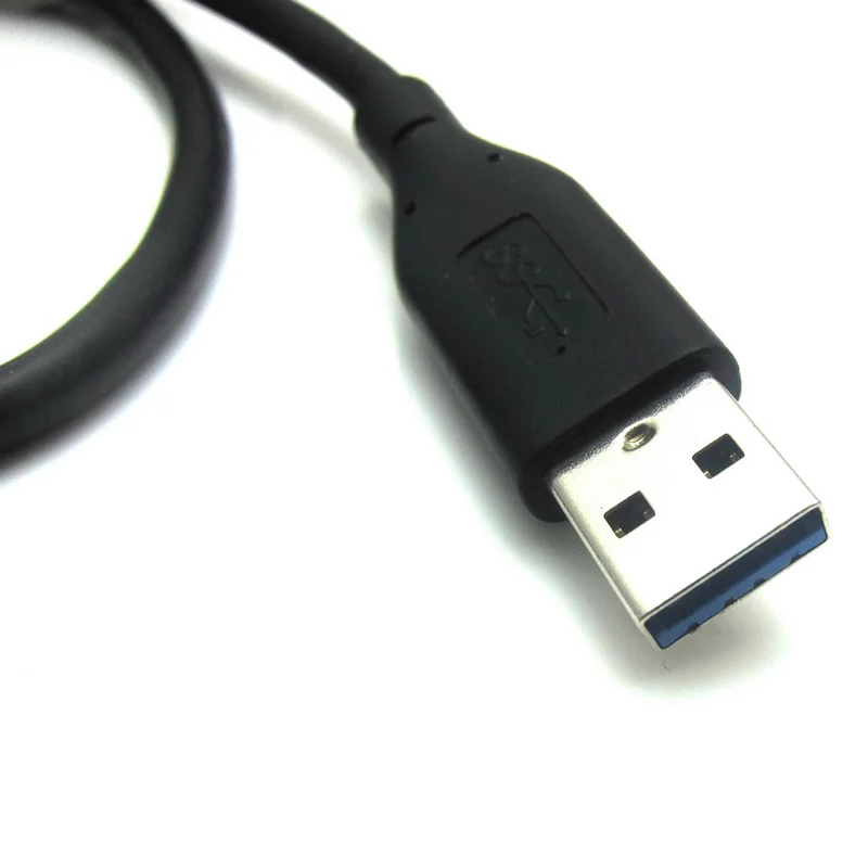 1pc 50cm USB 3.0 Male A to Micro B Data Cable Cord High Speed External Hard Drive Disk Cables 4.8Gbps Mayitr