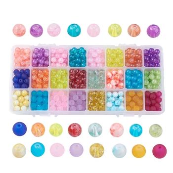720Pcs Fancy Color Wholesale Bulk Easter Themed Glass Round Beads Spacer DIY Project Making Supplies Findings
720Pcs Fancy Color Wholesale Bulk Easter Themed Glass Round Beads Spacer DIY Project Making Supplies Findings