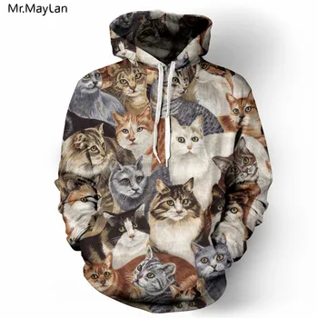 Mr.MayLan Unisex Hooded Sweatshirts Brand 3D Printing Animal Cute Cat Men/Women Hoodies Casual Tracksuits Boy Jacket Clothing EU
Mr.MayLan Unisex Hooded Sweatshirts Brand 3D Printing Animal Cute Cat Men/Women Hoodies Casual Tracksuits Boy Jacket Clothing EU
