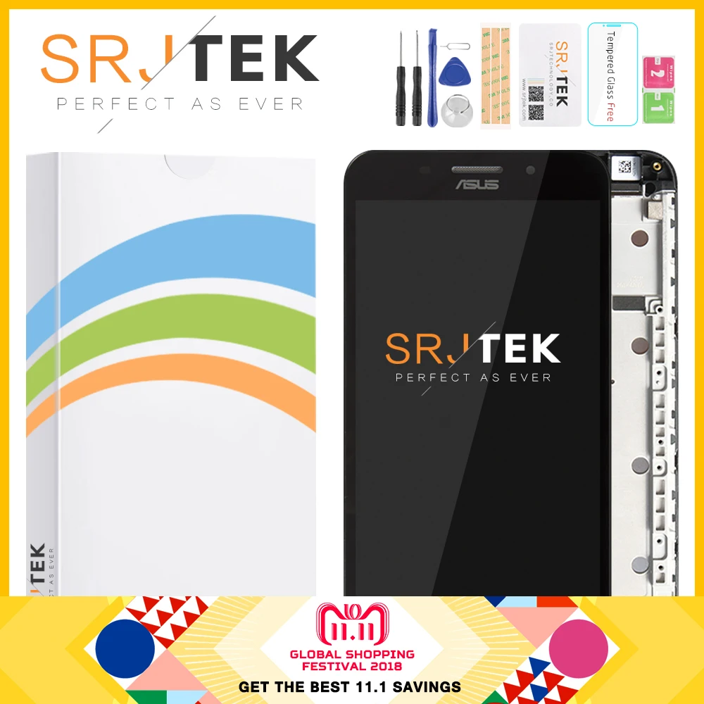 SRJTEK LCD For ASUS Zenfone Max ZC550KL Display Touch Screen For ASUS Zenfone Max LCD ZC550KL Display Z010DA Assembly Frame
SRJTEK LCD For ASUS Zenfone Max ZC550KL Display Touch Screen For ASUS Zenfone Max LCD ZC550KL Display Z010DA Assembly Frame