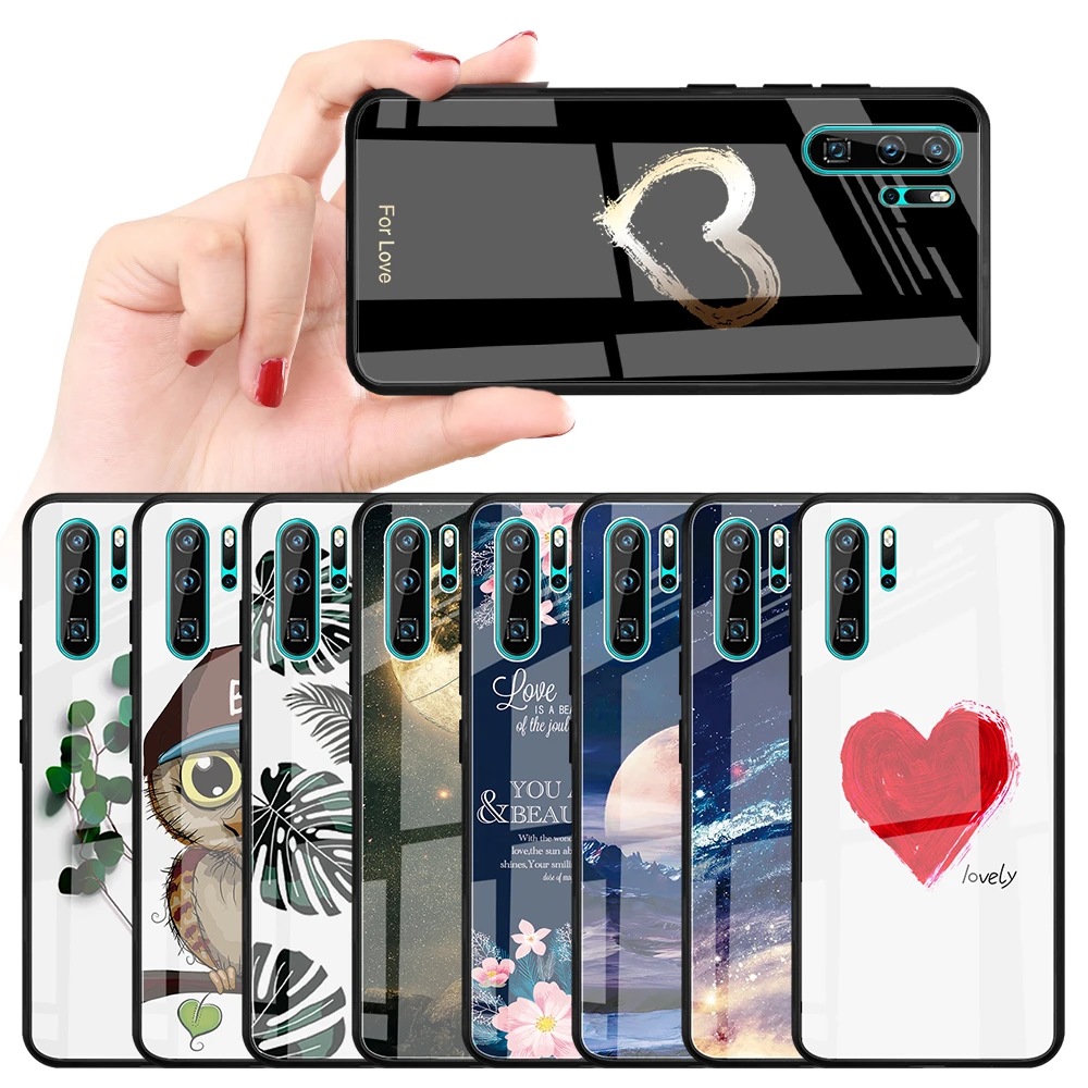 Luxury Tempered Glass Phone Case for Huawei P30 Lite P20 Pro Silicone TPU Edge Glass Cover for Huawei P20 P30 Pro Fundas Capa
Luxury Tempered Glass Phone Case for Huawei P30 Lite P20 Pro Silicone TPU Edge Glass Cover for Huawei P20 P30 Pro Fundas Capa