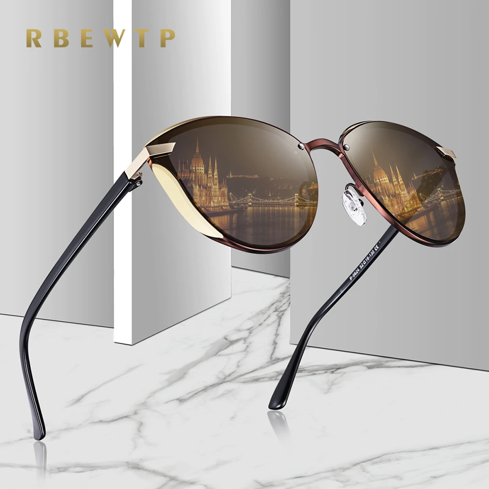 RBEWTP 2019 Womens vintage Cat eye Sunglasses women brand designer fashion Round retro Polarized Mirror sun glasses for women
RBEWTP 2019 Womens vintage Cat eye Sunglasses women brand designer fashion Round retro Polarized Mirror sun glasses for women