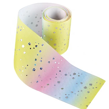 David accessories glitter laser dot gold foil 3'' 75mm unicorn polyester ribbon 50 yards,DIY handmade materials,50Yc3004
David accessories glitter laser dot gold foil 3'' 75mm unicorn polyester ribbon 50 yards,DIY handmade materials,50Yc3004
