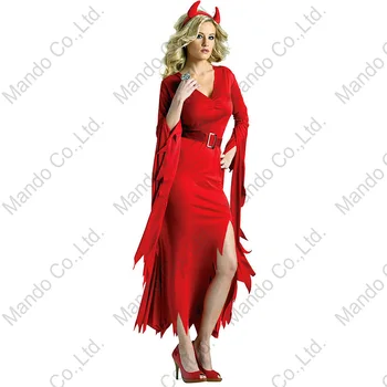 MOONIGHT Sexy Ladies Devil Cosplay Halloween Costume Red Dress Women Demon Dress
MOONIGHT Sexy Ladies Devil Cosplay Halloween Costume Red Dress Women Demon Dress