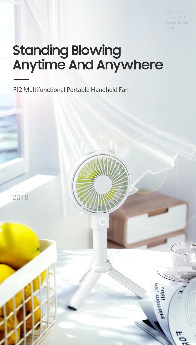 Rechargeable Colorful USB Mini Fan Handheld Fan with 3-Speed - - gadget Rechargeable Colorful USB Mini Fan Handheld Fan with 3-Speed - - gadget