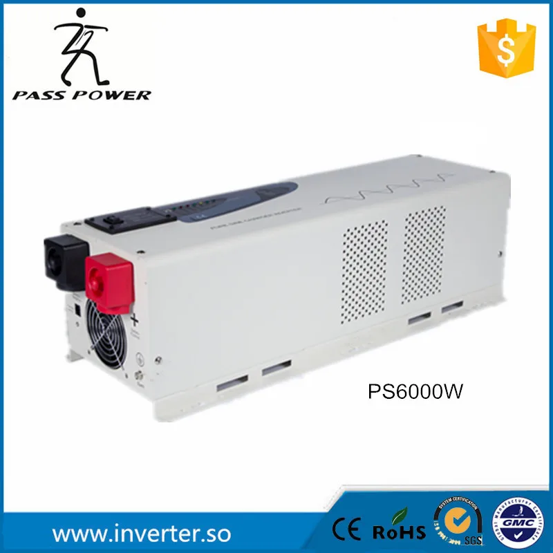 CE,ROHS Approved, One Year Warrant, Off Grid DC to AC Pure Sine Wave Solar Power Low Frequency Inverter 6000W
CE,ROHS Approved, One Year Warrant, Off Grid DC to AC Pure Sine Wave Solar Power Low Frequency Inverter 6000W