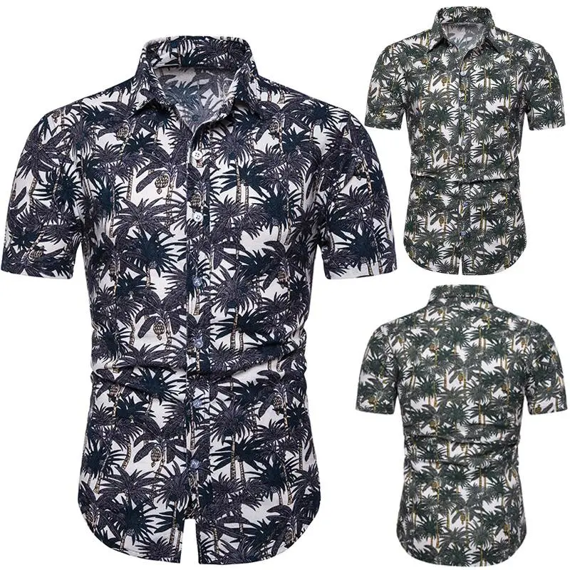 Social Shirt Linen Cotton Coconut tree Hawaiian Shirt for Man Short-sleeved Blouse Men's Clothes Slim fit Green Blue Summer New
Social Shirt Linen Cotton Coconut tree Hawaiian Shirt for Man Short-sleeved Blouse Men's Clothes Slim fit Green Blue Summer New