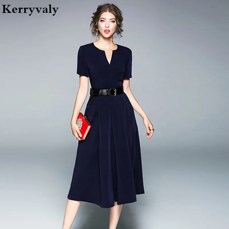 Summer V-neck Navy Blue Long Office Dress Vestidos Verano 2019 Robe Longue Clothes Women Big Pendulum Shirt Dress K13795
Summer V-neck Navy Blue Long Office Dress Vestidos Verano 2019 Robe Longue Clothes Women Big Pendulum Shirt Dress K13795