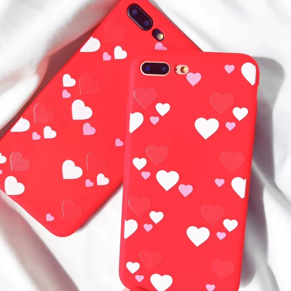 Fashion Case for iphone 6 6s 7 8 Plus 7Plus 8Plus X 10 Couple Pink Candy Love Heart Pattern Luxury Soft Matte Silicone Cover
Fashion Case for iphone 6 6s 7 8 Plus 7Plus 8Plus X 10 Couple Pink Candy Love Heart Pattern Luxury Soft Matte Silicone Cover