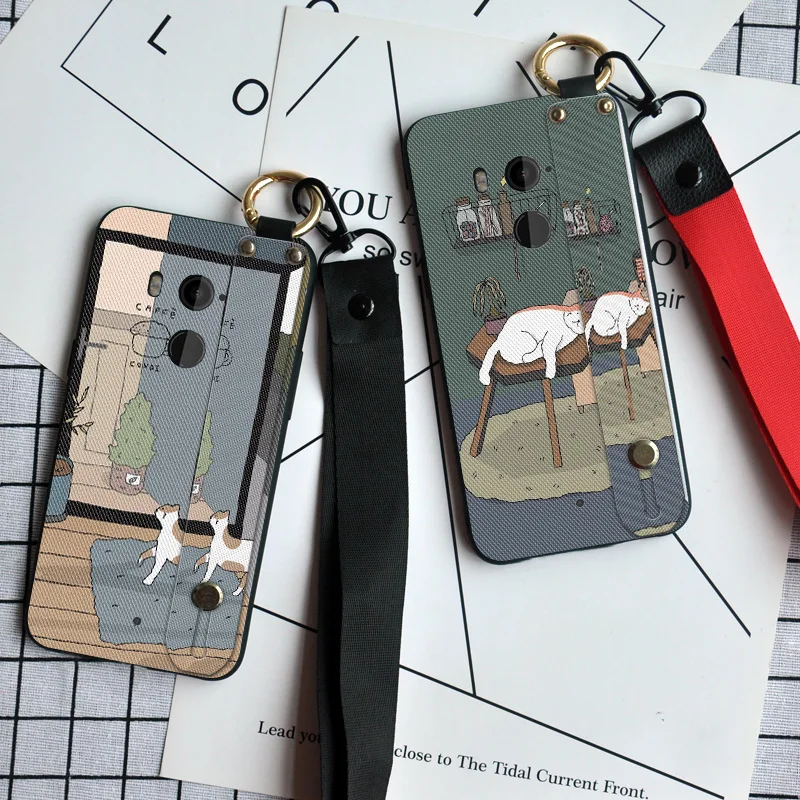 Wristband animal cat case For HTC Desire Eye 820 825 10 lifestyle / Pro Neck Strap Slicone Back Cover For HTC U11 Plus U ultra
Wristband animal cat case For HTC Desire Eye 820 825 10 lifestyle / Pro Neck Strap Slicone Back Cover For HTC U11 Plus U ultra