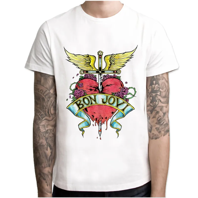 Bon Jovi Logo Sketch T shirt men t shirt fashion t-shirt O Neck white TShirts For man Top Tees
Bon Jovi Logo Sketch T shirt men t shirt fashion t-shirt O Neck white TShirts For man Top Tees