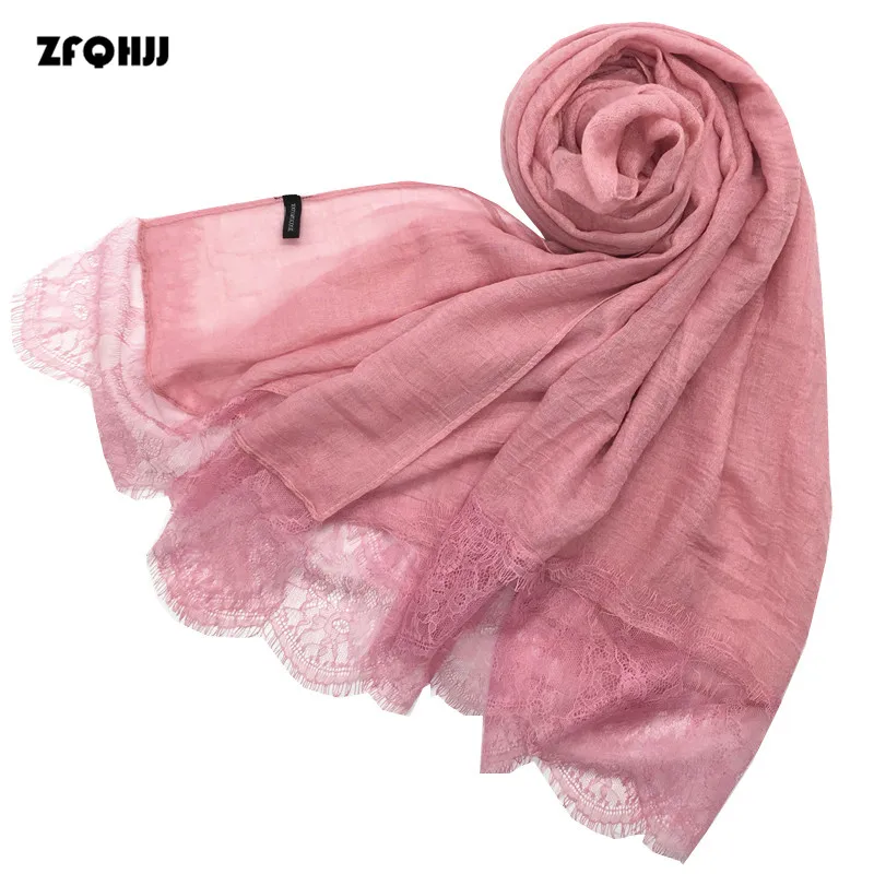 ZFQHJJ 30 colors Fashion Cotton Luxury Floral Lace Border Scarves Shawls Wraps Plain Muslim Party Wedding Hijab Soft Head Scarf
ZFQHJJ 30 colors Fashion Cotton Luxury Floral Lace Border Scarves Shawls Wraps Plain Muslim Party Wedding Hijab Soft Head Scarf