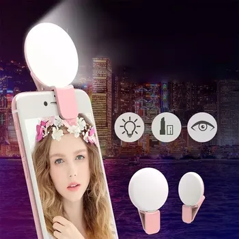 Universal Selfie LED Ring Flash Light Portable Clip-on Selfie Ring Light For Smartphone iPad Samsung Galaxy Smartphone Selfie
Universal Selfie LED Ring Flash Light Portable Clip-on Selfie Ring Light For Smartphone iPad Samsung Galaxy Smartphone Selfie
