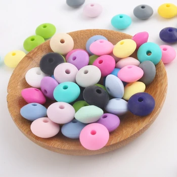 Silicone Abacus Beads 30PC DIY Pacifier Chain Accessories BPA free Necklace Made For Mommy Lentils Food Grade Baby Teether 12mm
Silicone Abacus Beads 30PC DIY Pacifier Chain Accessories BPA free Necklace Made For Mommy Lentils Food Grade Baby Teether 12mm