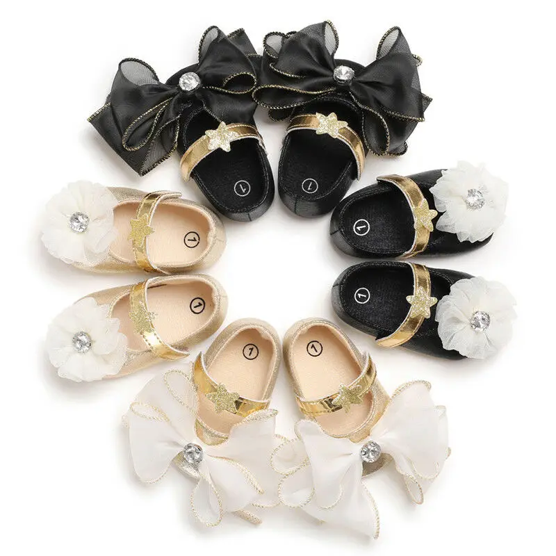 Newborn Baby Girl Infant Flower Bowknot Shoes Princess Party Soft Sole Anti-Slip First Walkers
Newborn Baby Girl Infant Flower Bowknot Shoes Princess Party Soft Sole Anti-Slip First Walkers