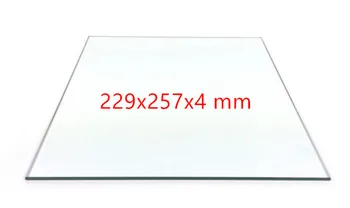 3D printer parts Ultimaker 2 Glass Build Plate Print Table Glass Plate for Heated Bed high boron silicon glass 229*257 *4 mm
3D printer parts Ultimaker 2 Glass Build Plate Print Table Glass Plate for Heated Bed high boron silicon glass 229*257 *4 mm