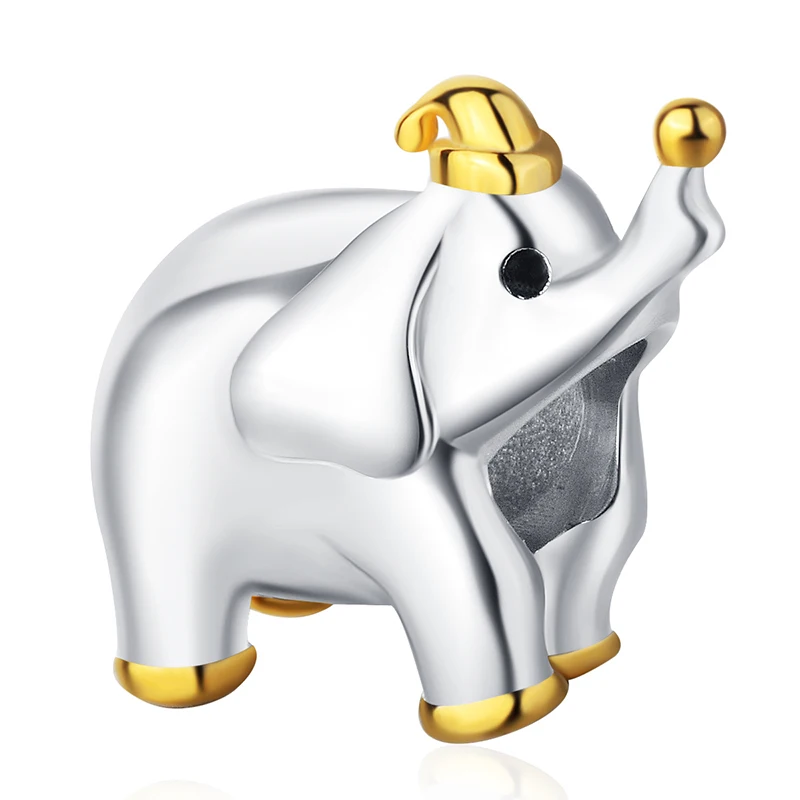 New 100% 925 Sterling Silver cute Gold hat Elephant Animal Beads fit pandora Women Charm Bracelet Jewelry Gift drop shipping
New 100% 925 Sterling Silver cute Gold hat Elephant Animal Beads fit pandora Women Charm Bracelet Jewelry Gift drop shipping