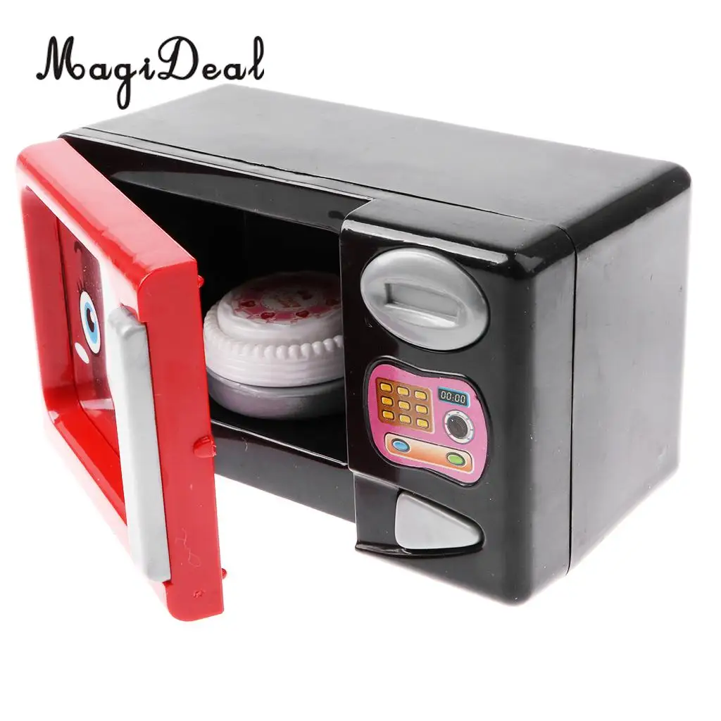 Electric Microwave Oven Appliance Toy for Kitchen Housekeeping Role Pretend Play Game Developmental Game Children Kids Toys