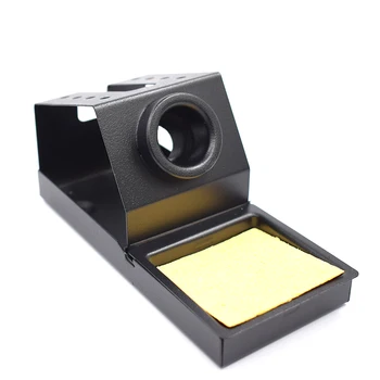 Soldering Stand Metal Base Soldering Iron Bracket Holder for Electrical Working Welding Wire Holder with Sponge 936 Station 
Soldering Stand Metal Base Soldering Iron Bracket Holder for Electrical Working Welding Wire Holder with Sponge 936 Station