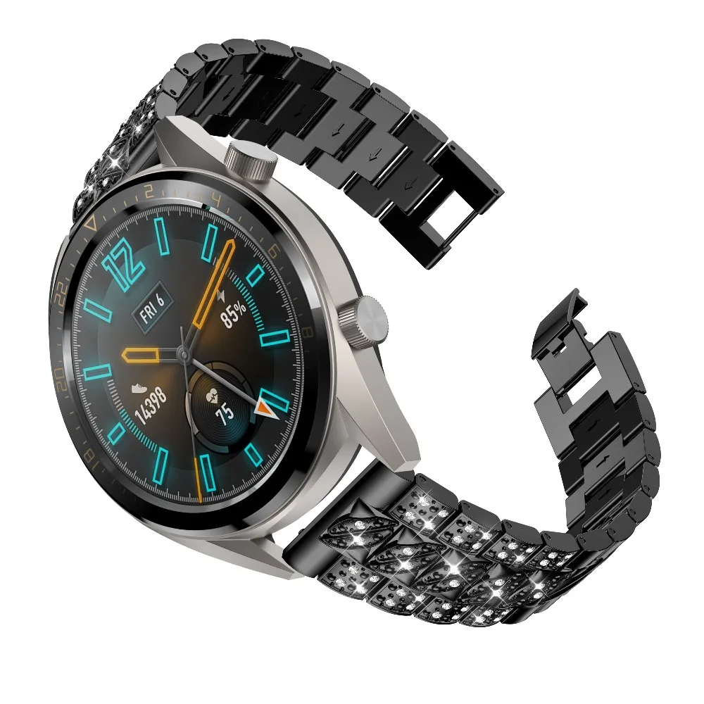 Rhinestone Wrist Belt for Huawei Watch GT Metal Stainless Steel Replacement Watchband 22mm for Huawei Watch Gt Brecelet Straps
Rhinestone Wrist Belt for Huawei Watch GT Metal Stainless Steel Replacement Watchband 22mm for Huawei Watch Gt Brecelet Straps